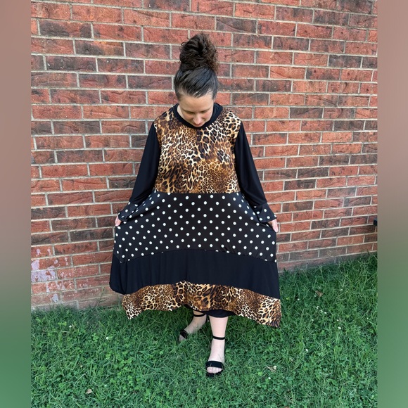 Leopard Polka Delight 🐆 ⚫️ ⚪️ - Picture 4 of 5